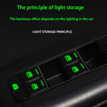 Car Sticker Door Window Switch Luminous Sticker Night Safety Accessories - $1.99