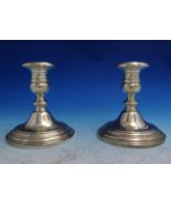 Old French by Gorham Sterling Silver Candlestick Pair #659 4 3/8&quot; x 4 7/... - €264,49 EUR