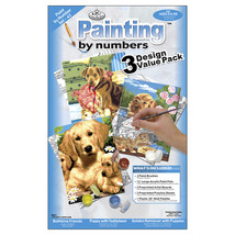 Junior Small Paint By Number Kit 8.75&quot;X11.75&quot; 3/Pkg Dogs - £16.77 GBP