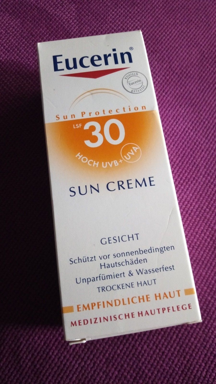 Eucerin Sun Creme For Face neck and decolte SPF30 50ml - $23.27