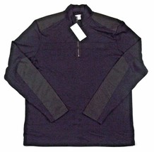 Calvin Klein &quot;Liquid Cotton&quot; 1/4 Zip Black Pull Over Men&#39;s Size Medium N... - £28.01 GBP