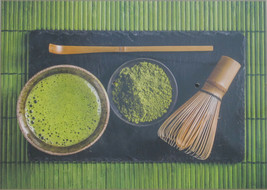 Clemontoni Matcha Tea 1000 pc Jigsaw Puzzle Green Japanese Japan - £14.23 GBP