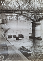 Willy Ronis - Passerelle Du Pont Des Arts Paris - Affiche - 1957 Reedition 1992 - £78.46 GBP