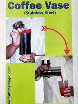 Coffee Vase - Transform Liquids, Silks, Ribbons and more! - £22.15 GBP
