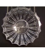 Vintage Mid Century Ashtray Trinket Heavy Crystal Cut Clear Glass - $27.38 CAD