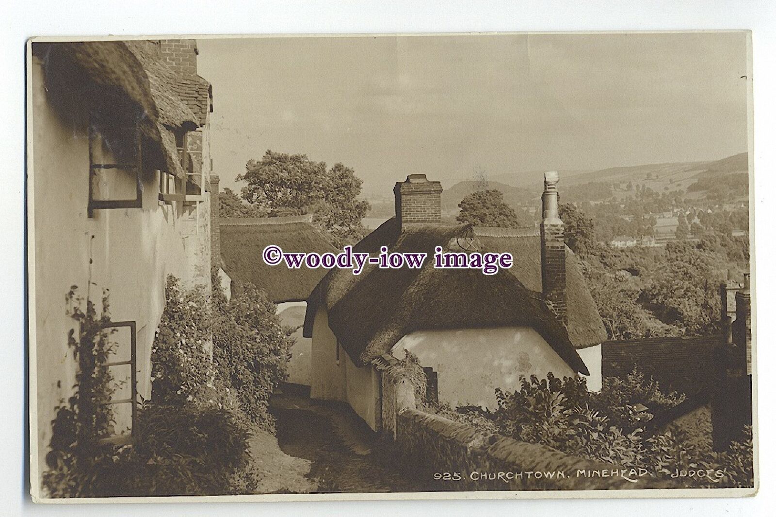 Ju573 - Churchtown , Minehead , Somerset , Judges postcard 925 - $1.90