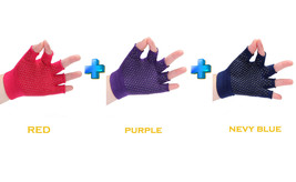 Kindred Home 3 pieces of non-slip yoga fingerless ladies gloves, non-sli... - £8.77 GBP