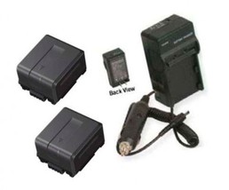 2X Batteries + Charger For Panasonic AG-HMC153, AG-HMC154, AG-HMC154ER AG-HMC151 - £42.70 GBP