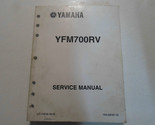 2006 Yamaha YFM700RV Moto Service Atelier Réparation Manuel Teinté Endom... - $22.49