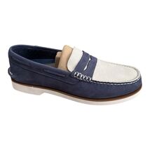Sperry Authentic Original Penny Loafer Men’s 7 Boat Shoes Blue Suede Mul... - $65.40