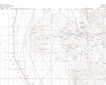 Nelson Quadrangle, Nevada 1958 Topo Map USGS 15 Minute Topographic - $21.99