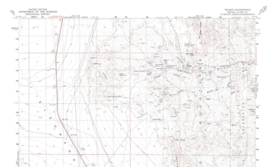Nelson Quadrangle, Nevada 1958 Topo Map USGS 15 Minute Topographic - £17.29 GBP
