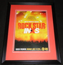 Rock Star INXS 2005 Framed 11x14 ORIGINAL Advertisement CBS - $34.64