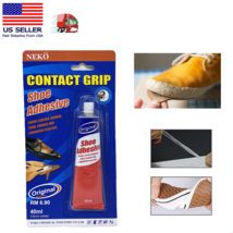 40 ml Shoe Adhesive Glue for Leather Vinyl Rubber Cork Canvas Contact Grip  NEW - $6.68