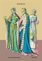 German Noblewoman and Housewife, 12th Century 20 x 30 Poster - £20.40 GBP