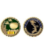 Pocket Token U.S. Military Vietnam Veteran Double Sided Two Inch Challen... - £18.42 GBP