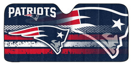New England Patriots Auto Sun Shade - 59&quot;x27&quot; - $1,126.25 MXN