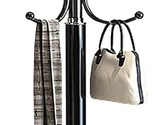 The Kertnic Metal Coat Rack Stand With Natural Marble Base, Free Standin... - $94.92