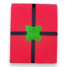 New Kate Spade Larabee Dot Oblong 60x102&quot; Tablecloth Red Swiss Polka Dot Texture - £34.30 GBP