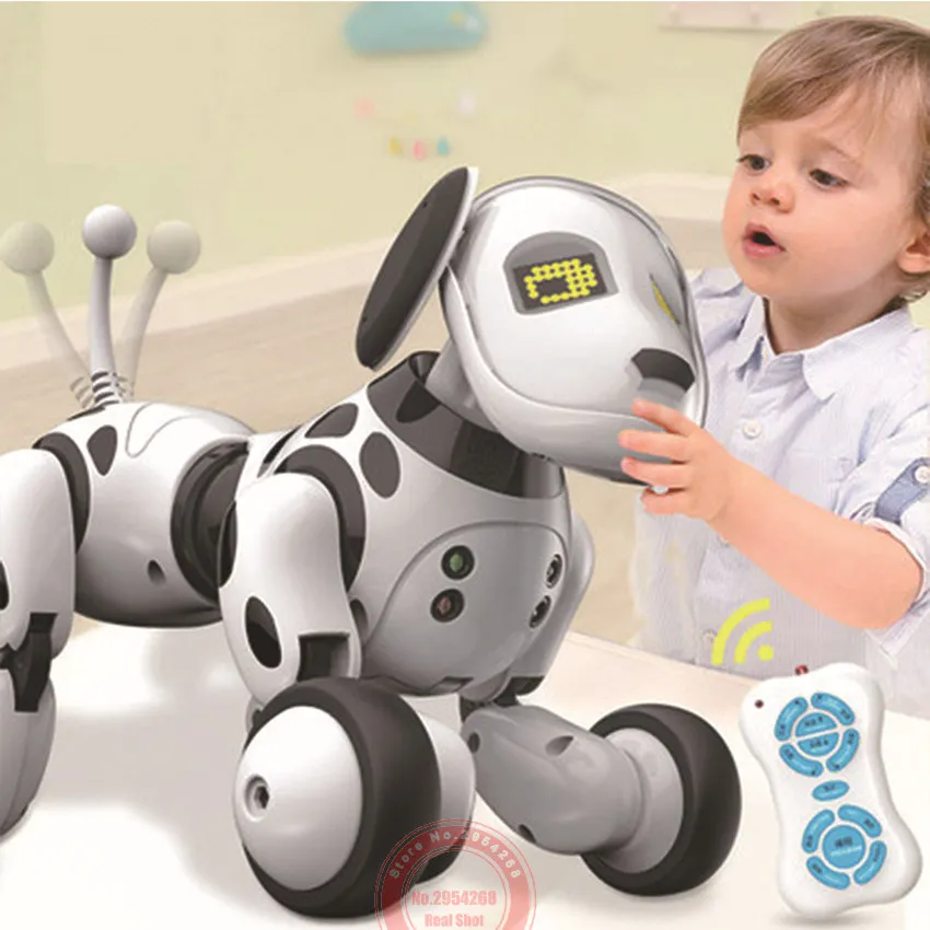 Programable 2.4G Wireless Remote Control Smart animals toy robot dog  remote - £58.21 GBP+