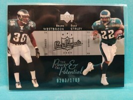 2003 UD Pros &amp; Prospects Brian Westbrook Duce Staley Power &amp; the Potential #PP15 - £1.56 GBP