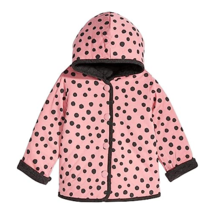 First Impressions Infant Girls Quilted Dot Print Reversible Jacket  18 M... - $19.99