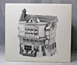 Dept 56 Heritage Collection Dickens Village Series The Mermaid Fish Shoppe 1988 - £18.73 GBP