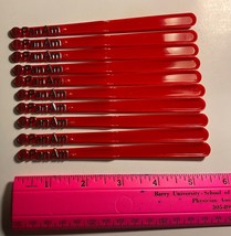 Pan Am Airlines RED Swizzle Stick with Silver logo - Lot of ten (10) - NEW - £10.65 GBP