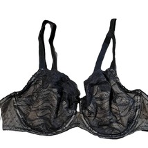 Wacoal Reveal Black Lace Underwire Bra Size 36C - £21.48 GBP