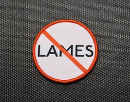No Lames Woven Uniform Patch Foos Gone Wild Cholo Chon Chon Hook &amp; Loop ... - $8.75