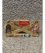 NEW Oklahoma VFW State Commander  Lapel Pin KG JD Veterans Foreign Wars - $16.29 CAD