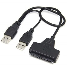 USB To Sata External HDD SSD Hard Disk Dirive Adapter 2.5&quot; Converter Lea... - $12.24