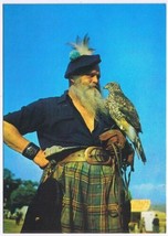 Postcard The Falconer Falconry Still Practiced In Scotland UK - £3.80 GBP