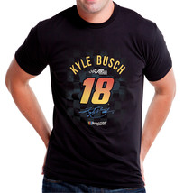 NASCAR Mens Classic Crew Tee - Kyle Busch - 2 Black by DelSol for Men - ... - $19.78