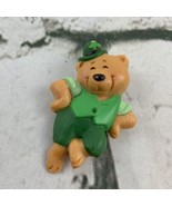 1986 Hallmark Teddy Bear Irish Leprechaun Pin 2” St Patricks Day - $9.89