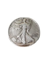 ½ Half Dollar Walking Liberty Silver Coin 1942 D Denver Mint 50C KM#142 - £12.60 GBP