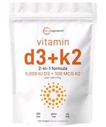 Vitamin D3 K2 300 Softgels 5000IU - $42.99