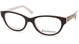New Juicy Couture Kids JU913 0ERN Brown On Pink Eyeglasses Frame 46-15-120 B32 - $73.45