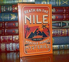 NEW Death on the Nile ABC Murders Five Pigs Agatha Christie Sealed Leather Bound - £42.26 GBP