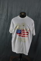 Vintage Graphic T-shirt - Grand Casino Big USA Puffer Graphic - Men&#39;s 2XL - £35.97 GBP