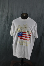 Vintage Graphic T-shirt - Grand Casino Big USA Puffer Graphic - Men&#39;s 2XL - £35.66 GBP