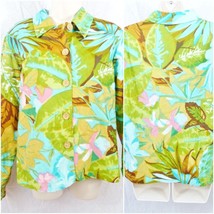 Sara Studio Medium Lined Jacket Floral Colorful - £32.05 GBP