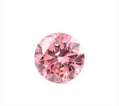 Real 0.16ct Natural Loose Fancy Purple Pink Color Diamond GIA Round Argyle  - £2,784.14 GBP