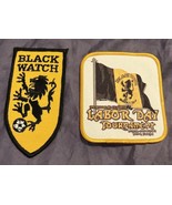 2 Vintage Patches Tampa FL Black Watch Soccer Club Tournament Souvenir L... - $32.43 CAD
