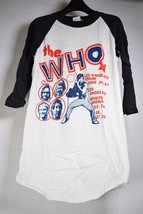 Vintage Original The Who Cares I Survived the Who Sports Arena XL 3/4 T-Shirt - £100.50 GBP