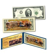 Semiquincentennial 250th Anniversary of the US $2 Bill w/ 1976 Four Stam... - $17.72