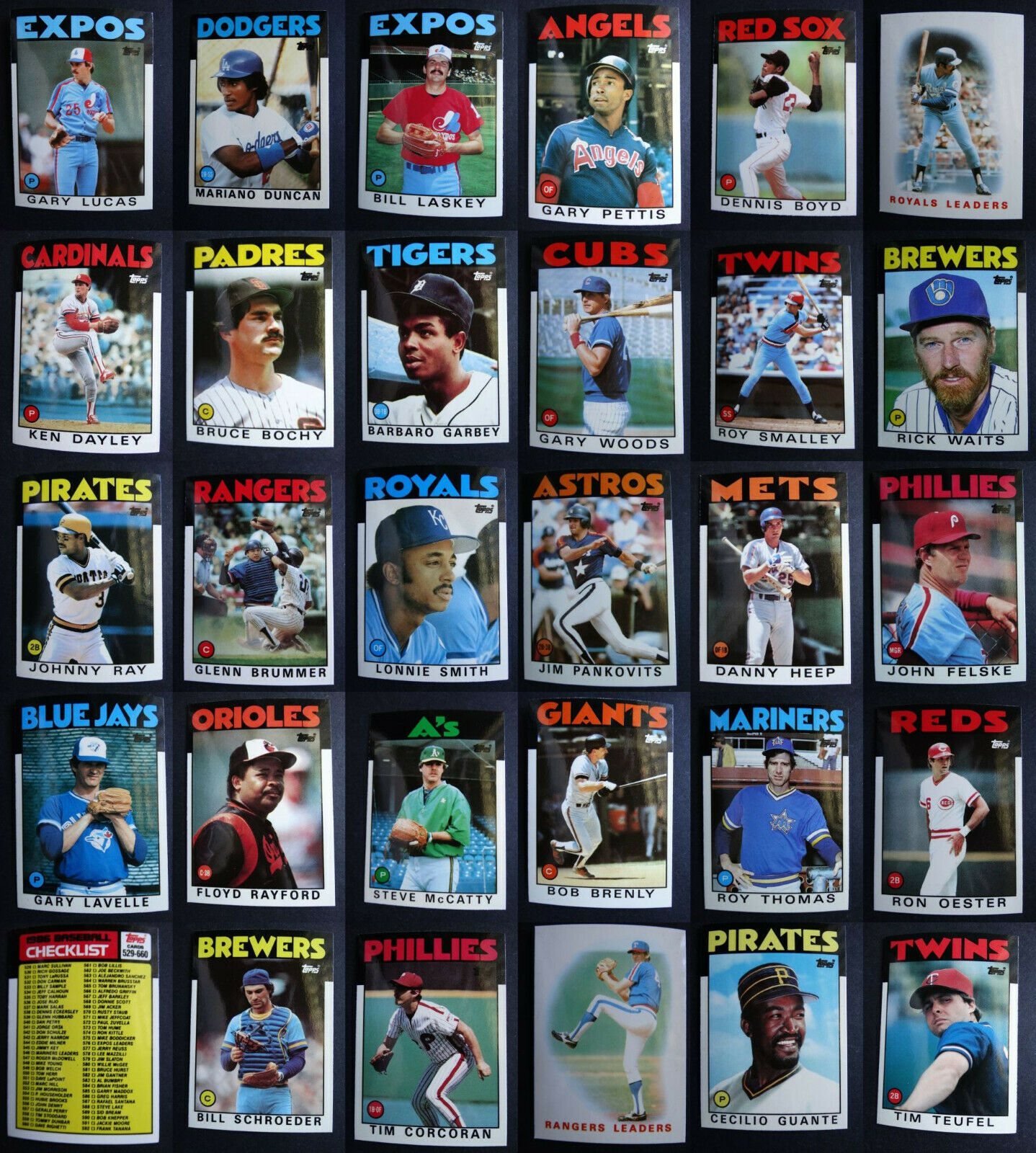 Primary image for 1986 Topps Tiffany Baseball Cards Complete Your Set You U Pick From List 601-792