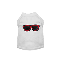 Always Sunny Dog Shirt with Sequin Sunglasses Applique - £38.16 GBP