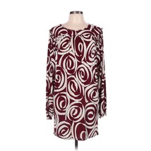 BCBG Red White Casual Boho Dress Large Women&#39;s - £18.87 GBP