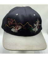 Vintage 1994 Looney Tunes Taz Devil Bugs Bunny Embroidered Snapback Hat Cap - $16.72 CAD